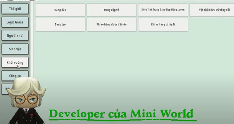 cách làm developer trong mini world