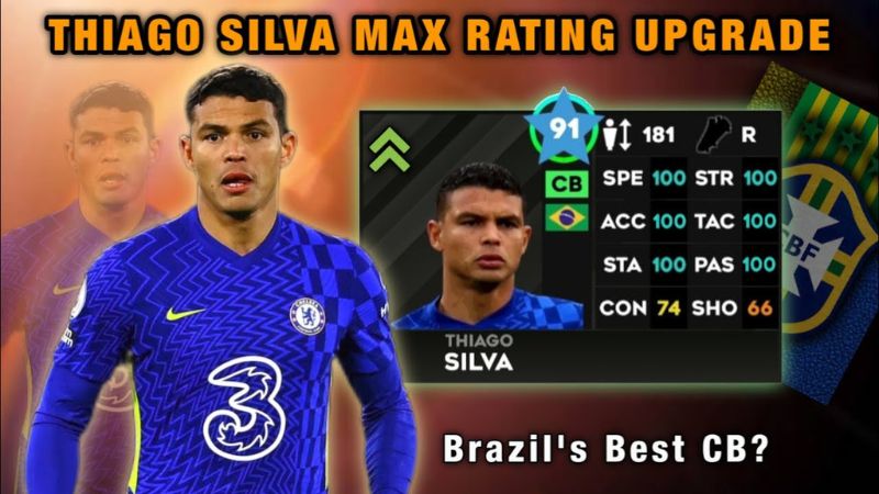 Kỹ năng tổng thể của Thiago Silva là 86 
