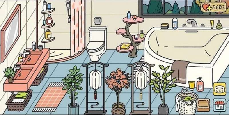 Phòng tắm thiết kế theo phong cách độc đáo